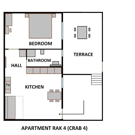 아파트 By The Sea Milna, - 21183 비스